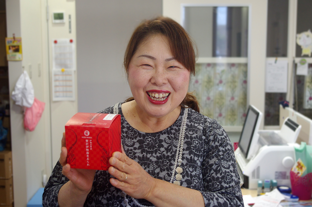社長の野田恵子さん。笑顔が眩しい。